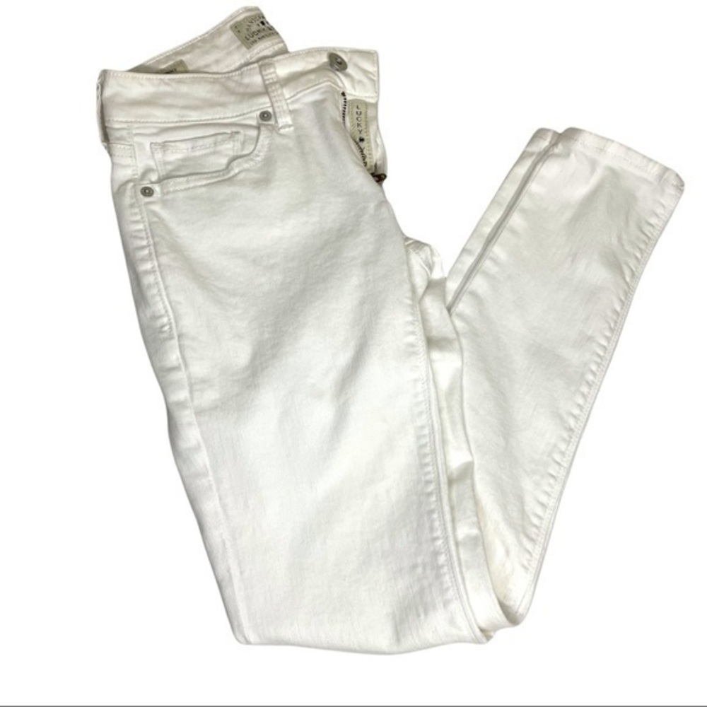 Lucky Womens White Skinny Jeans Size 0
